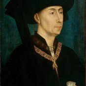 Philip III, Duke of Burgundy, wearing the collar of the Order: portrait by Rogier van der Weyden